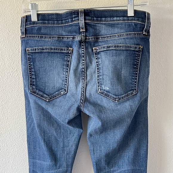 Current/Elliott The Stiletto Skinny Jeans Townie Blue Size 27 - Picture 8 of 14